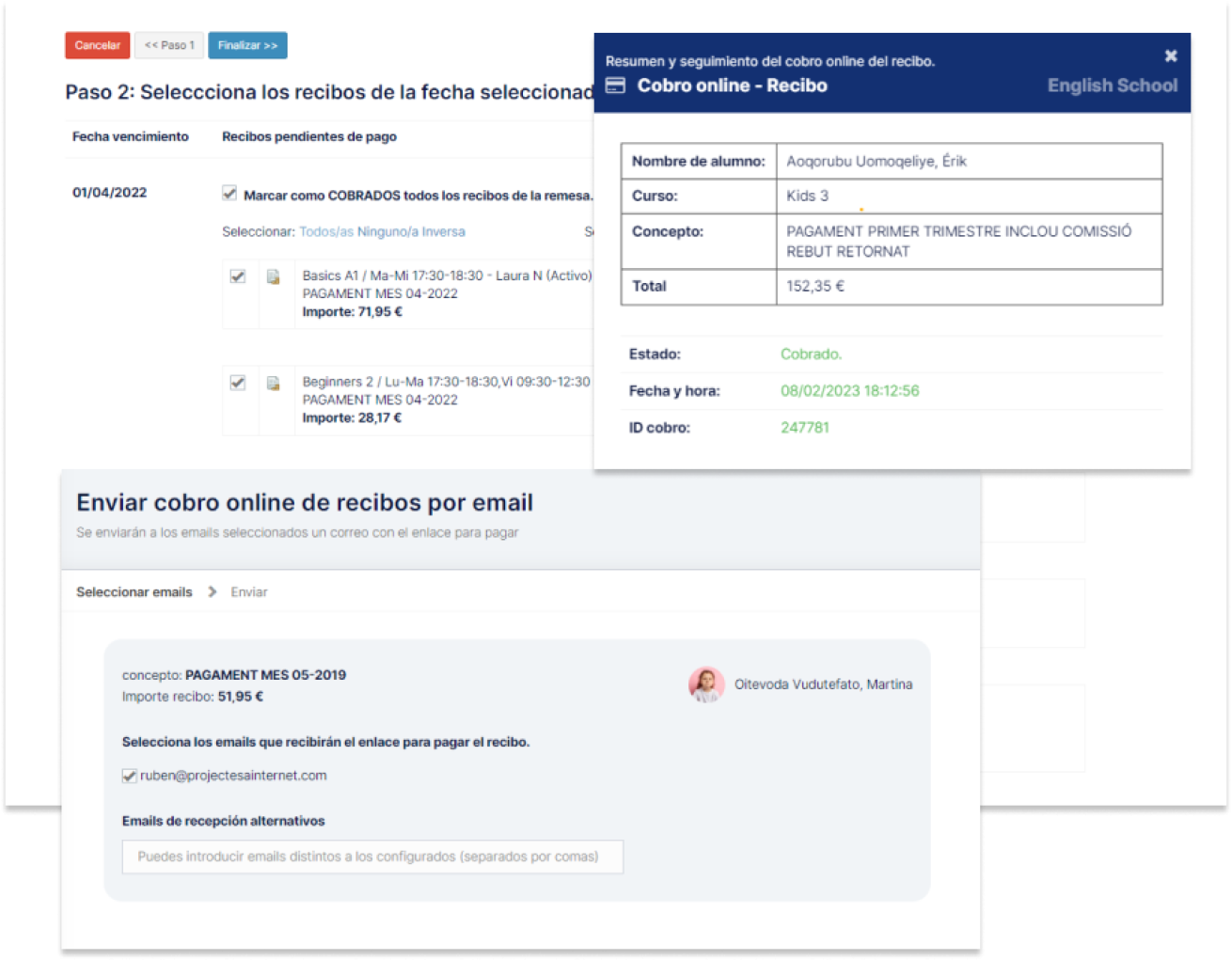 Generació de rebuts automàtics amb un clic