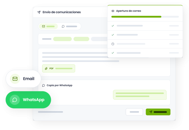 Envío automático de comunicaciones