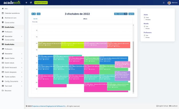 Calendario de clases