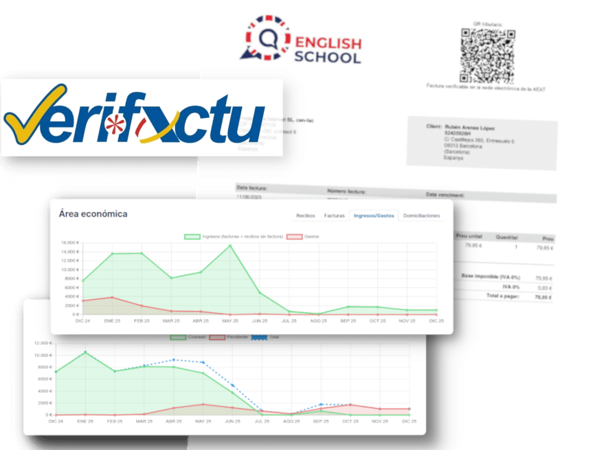 Gestiona la facturación de tu academia con Verifactu